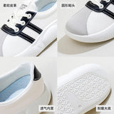 Breakj 2024 New Korean Version Ins Breathable Small White Shoes Women's Low Top Casual Board Shoes Platform Shoes RM