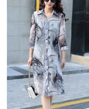 Dress Cover Tunics Women Chiffon Cardigans Plage Femme Ete 2017 Vintage Boho Vestidos Mujer Floral Leopard Dress