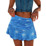 Summer Vintage Skirt Women High Waist Elegant Slim Skirts Female OL Package Hip A-Line Pencil Skirt Streetwear Mujer