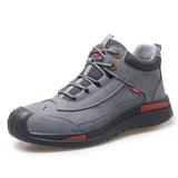 Boots Men Winter Work Shoes Water-Proof Anti-smash Security Safety Shoes Indestructible Work Boots Steel Toe Men