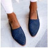 Breakj 2025 Summer New 40-43 Pointed Bun Buckle With Flat Sandals Female 0102
