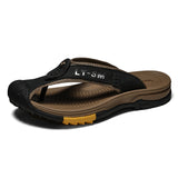 Baotou Flip-Flops Flip-Flops Sandals Male Breathable Light Dad Slippers Daily Household Casual Shoes Korean