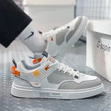 Breakj Spring And Summer New Leather Low-Top Shoes Hongfeng Trend Student Board Men's Shoes Korean Version Of Sports Casual