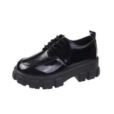 Breakj 2025 Autumn British Wind Students Retro Thick-Soled Single Shoes Small Pine Shoes