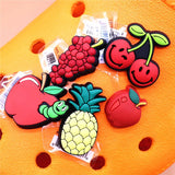 Various Fruit Designer Shoe Charms 5pcs/lot Croc Buckle Accessories Luxury Clog Jewelry Decorations Gift Preferred
