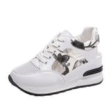 Breakj Spring And Summer New Breathable Hollow Out Mesh Sports Sandal Wedge Flat Single Shoes Increased Baotou Women's