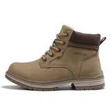 New Women Winter Snow Boots Fashion Leather Warm Plush Martin boots Outdoor Casual British Retro Ladies Pink Ankle