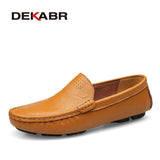 Big Size 36~50 High Quality Genuine Leather Men Shoes Soft Moccasins Loafers Fashion Brand Men Flats Comfy Driving