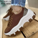 2021 New Sock Sneakers Plaform Slip On Breathable Kniting Casual Women Shoes Good Quality Light Mesh Walking