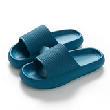 Thick Platform Cloud Slippers Summer Beach Eva Soft Sole Slide Sandals Leisure Ladies Indoor Bathroom