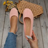 Breakj Size Single Shoe Female Spring Autumn New Style Round Head Cover Foot Lazy Person One Foot Pedal Casual Single Shoe