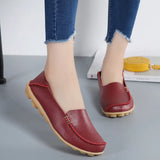 Hot Sale Women Round Head Shoes Solid Color Sewing Women Summer Comfy Flat Sneakers Leisure Walking Femininas Footwear Plus