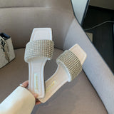 Spring / Summer 2023 Slippers Women's Rhinestone Flat