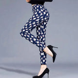 Leggings Women Colorful Digital Print Sexy Leggings Stretch Workout Push Up Trousers Fitness