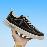 o'clock Spring New Men's Canvas Shoes Trend Lace-up Male Flats Footwear All-match Casual Sneaker Comfortable