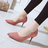 High Heels Pumps 8cm Tacones Pointed Toe Stilettos Femme Sexy Ladies Wedding Leopard Plus