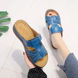 Breakj New Large-Size Anti-Outside Wear Wet Water Sandals Women Retro Fashion Slope And Word Women