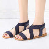 Sandals Flat With Shoes Bandage Bohemia Leisure Lady Sandals Peep-Toe Outdoor women's summer footwear