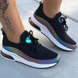 Sneakers Laser Color Fashion Spring Ladies Flat Shoes Casual Women Vulcanized Ladies 2021 Summer Breathable Female