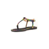 Breakj Color Rhinestone Sandal Plus Size Wear Clip Toe Women's Shoes Plus Size