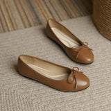 Round Toe Bowtie Flats Woman Foldable Roll-Up Shoes Pocket Loafers Serpentine/Sequins Ballerinas Ladies Dress