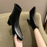 Breakj Martin Boots Women's Boots 2025 Autumn/Winter New Sharp Headt High And Skinny Women's