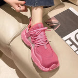 Women Sneakers Chunky Platform Casual Shoes Fashion Luxury Brand Ladies Vulcanized Shoes Woman High Quality 2021 Spring