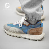 Men's Casual Shoes Portable Breathable Summer Running Net Male Sneakers Trend Old Dad Walking Shoes Retro Jogging