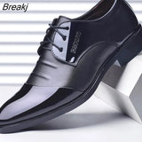 Shoes Men 2023 Autumn Men Shoes Low-top Solid Wedding Shoes Color Fashion Oxford Pointed Office