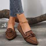 Women's Shoes Loafers Ballet Flats Pointed Toe Barefoot Slip-on Sandals Casual Low Heel Luxury Brand Woman Shoe New in