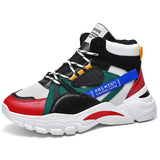 Winter Boots Men Warm Trend Casual Men High Top Shoes Comfortable Sneakers Warm Fur Snow Outdoor Boots Ankle