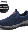 Men's Loafers Fall Fashion Sneakers Outdoor Overfoot Hiking Shoes Non-Slip Casual Sports Running Shoes Zapato Para