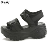 2023Women Sandals Women Platform Wedge Sandals 6cm High Heels Women Shoes Summer Sneakers Sandalia Mujer Zapatos De