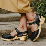 Summer Fashion Platform Sandals Women Wedge Shoes Buckle Strap Ladies Leather Boots Casual Increase Height Sandal Plus