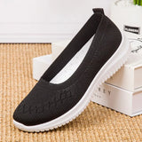 Shoes Knitting Sock Sneakers Women Spring Summer Slip On Flat Shoes Women Loafers Flats Walking shoes