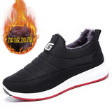 Boots Women Shoes Warm Plush Fur Ankle Boots Winter Female Slip On Flat Casual Shoes Waterproof Women