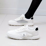 Breakj Small White Shoes Student Korean Version Female 2025 Summer New Platform Increased Breathable Casual Shoes Street Shot