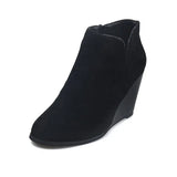 High Boots Wedges Heels Woman 2021 Ankle Boots Female Fashion Zip Ladies Short Shoes Footwear Winter Pumps Plus Size