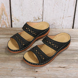 Breakj Summer New Women's Thick-Bottomed Slippers Large-Size Fish Mouth Thick Bottom Beach