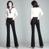 Pants Jeans Women 2019 Spring Slim Wide Leg Ladies Denim Trousers Elastic High Waist Pantalon Jean Femme Woman