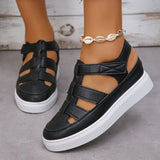 Breakj Casual Sandals Women Wear New Summer 2024 Thin Loose Cake Thick Bottoms To Heighten Women's