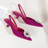 Summer shoes for women 2022 New Women's Shoes Wedding Shoes Sequined Exposed Documentary Shoes Pointed Toe Temperament