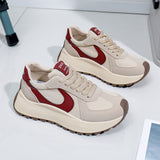 Breakj Korean Version Of The Thick Platform Dad Shoes Spring 2025 New Street Shot Student Running Sneakers Increased Leisure BN