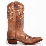 Breakj 2025 Autumn And Winter New With Embroidery 40-43 Large Size In The Cylinder Women's Boot Tide