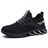 Safety Shoes Men Anti-puncture Work Sneakers Male Shoes Adult Work Boots Steel Toe Shoes Security Boots Work