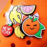 Various Fruit Designer Shoe Charms 5pcs/lot Croc Buckle Accessories Luxury Clog Jewelry Decorations Gift Preferred