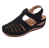 Women Sandals Vintage Wedge Sandals Buckle Casual Sewing Women Shoes Female Ladies Platform Retro Sandalias Plus