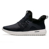 Men Boots Casual Winter Sneakers High Top Leather New Vintage Warm Comfortable Plush Snow Ankle Boots Walking
