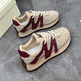 Breakj Bottom Dad Shoes Female 2023 Winter New Add Velvet Versatile Student Cotton Shoes Tide Casual Sports Shoes