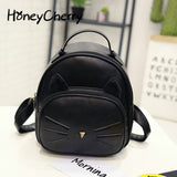 Women Pu Backpack Spring And Summer New Retro Mini Backpack Japan Korea Pu Fashion College Wind Ladies Cute Small
